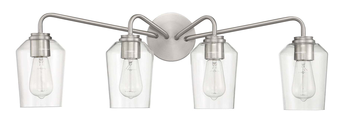 56104-BNK - Shayna 4 Light 31" Wide Vanity Light - Brushed Nickel