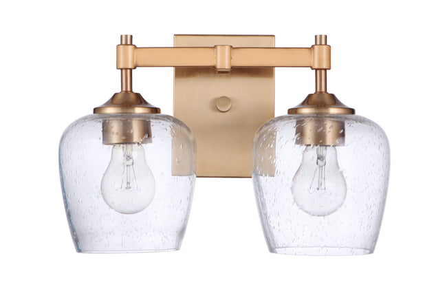 12413SB2 - Stellen 2 Light 13" Wide Vanity Light - Satin Brass
