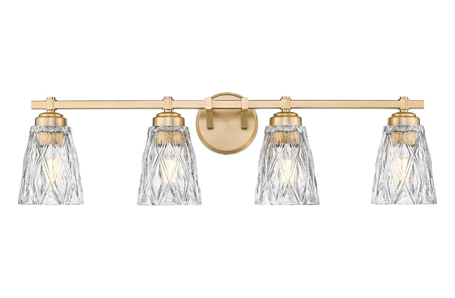 1960-4V-MGLD - Andree 4 Light 32" Vanity - Modern Gold