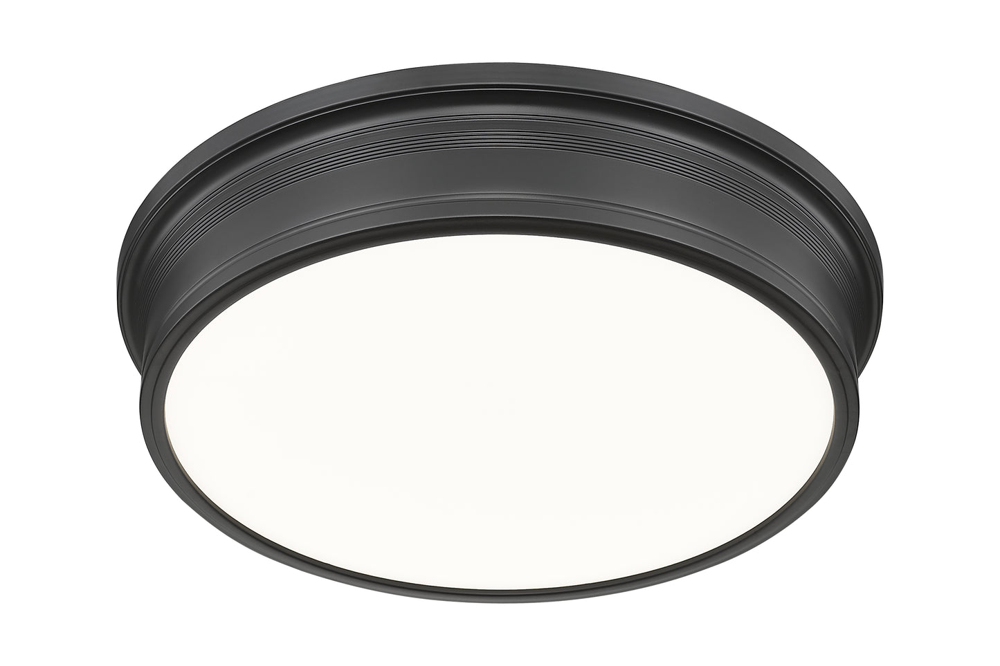 7702F20-MB-LED - Bentley 1 Light Flush 20" Mount - Matte Black