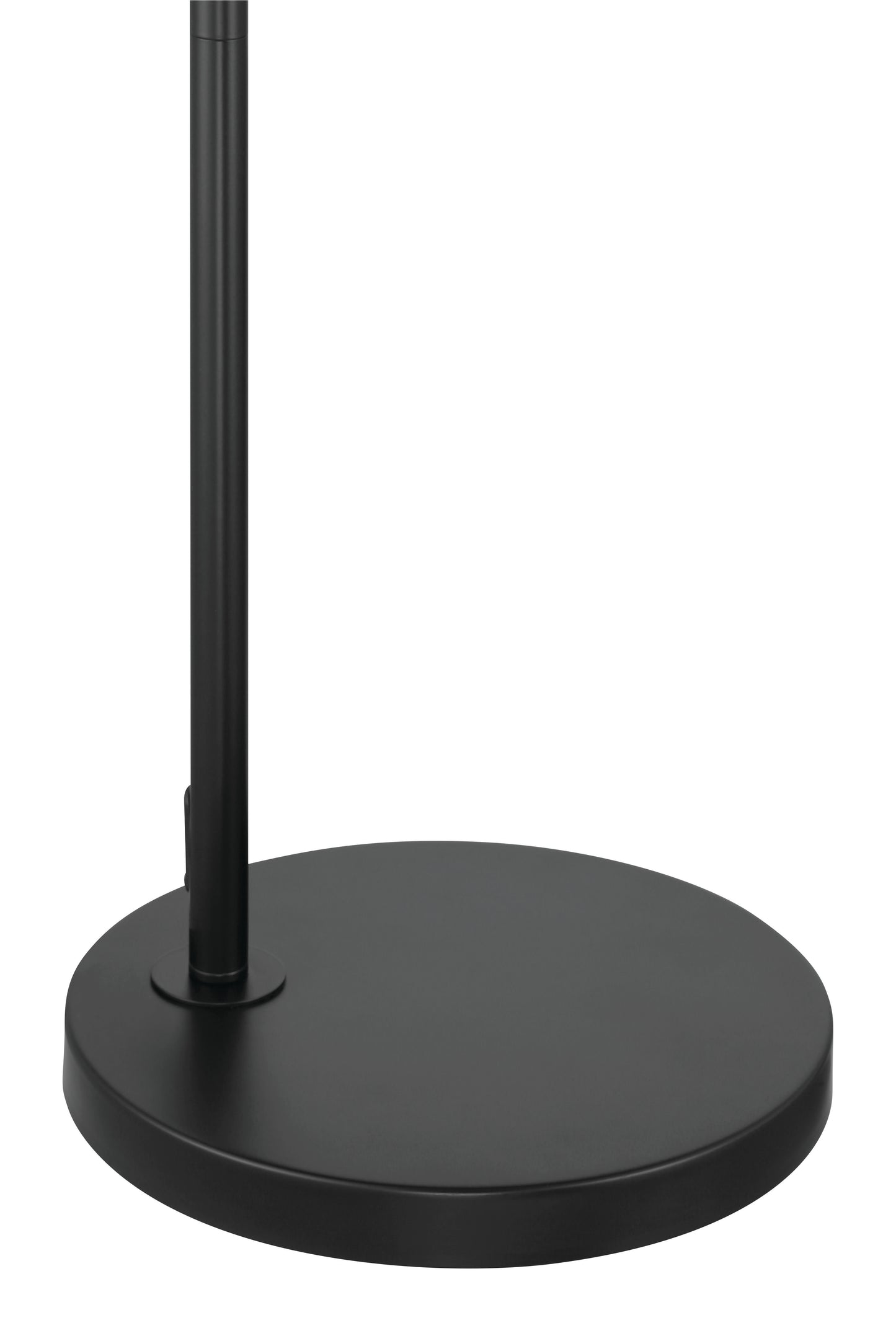87008FBSB-F - Ingraham 1 Light 66" High Floor Lamp - Flat Black / Satin Brass