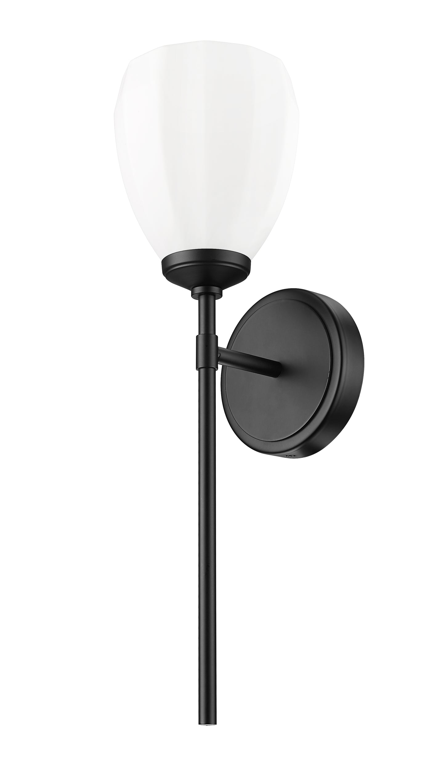 7004-1S-MB - Oren 1 Light Wall 19" Sconce - Matte Black