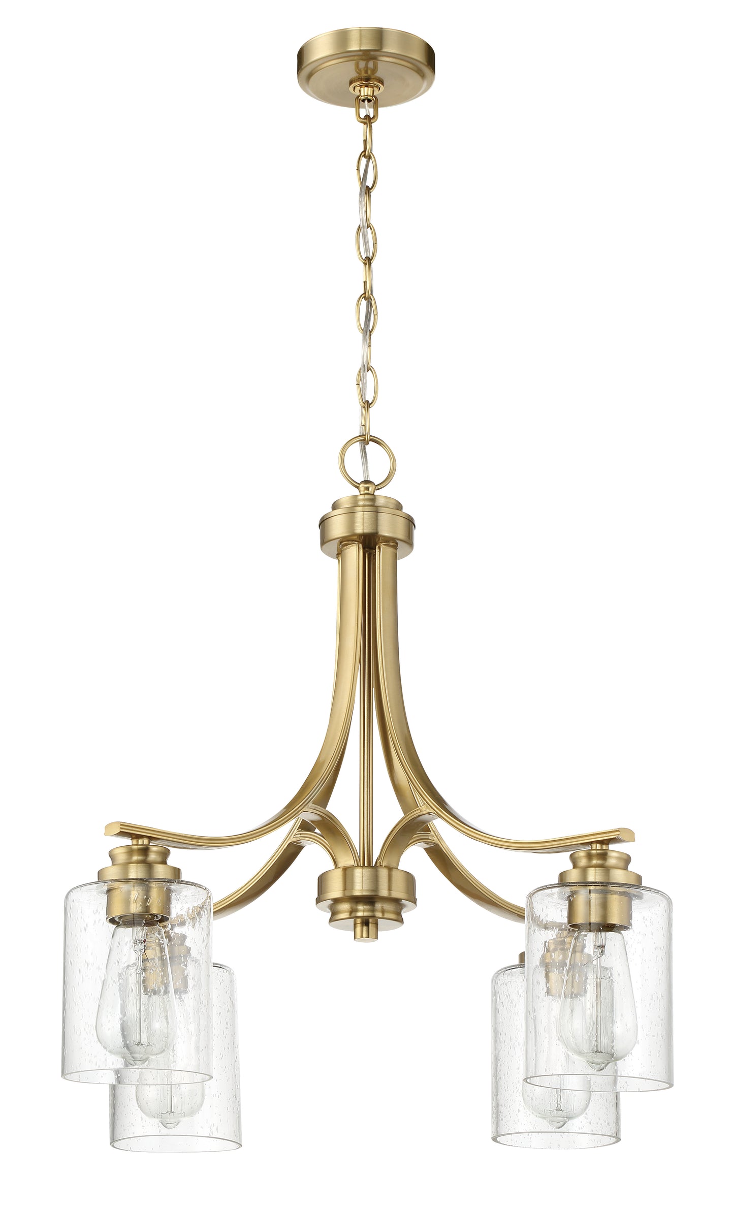 50524-SB - Bolden 4 Light 23" Wide Chandelier - Satin Brass
