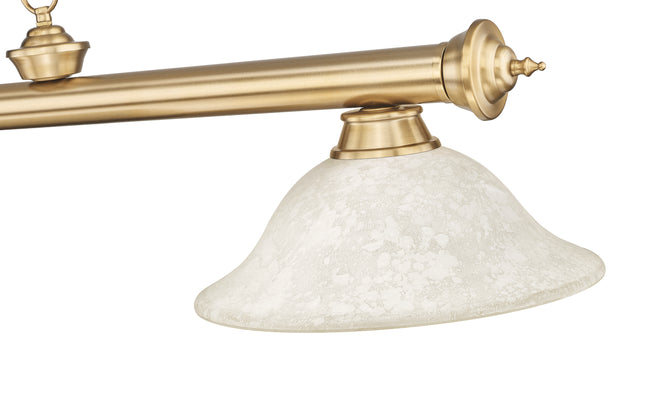2306-4HBR-GM16 - Cordon 4 Light 82" Billiard - Heritage Brass