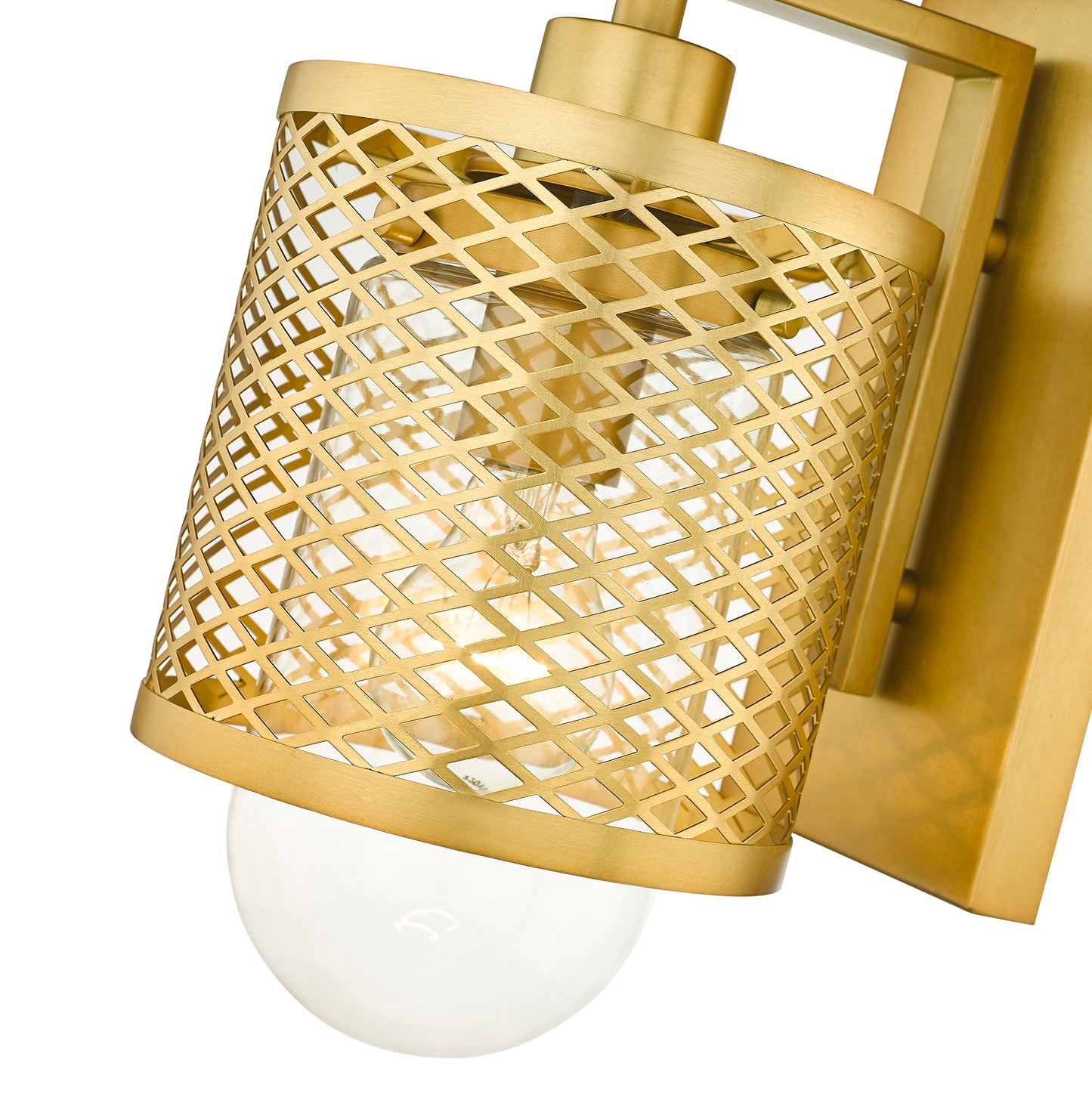 3037-1S-RB - Kipton 1 Light Wall 11" Sconce - Rubbed Brass
