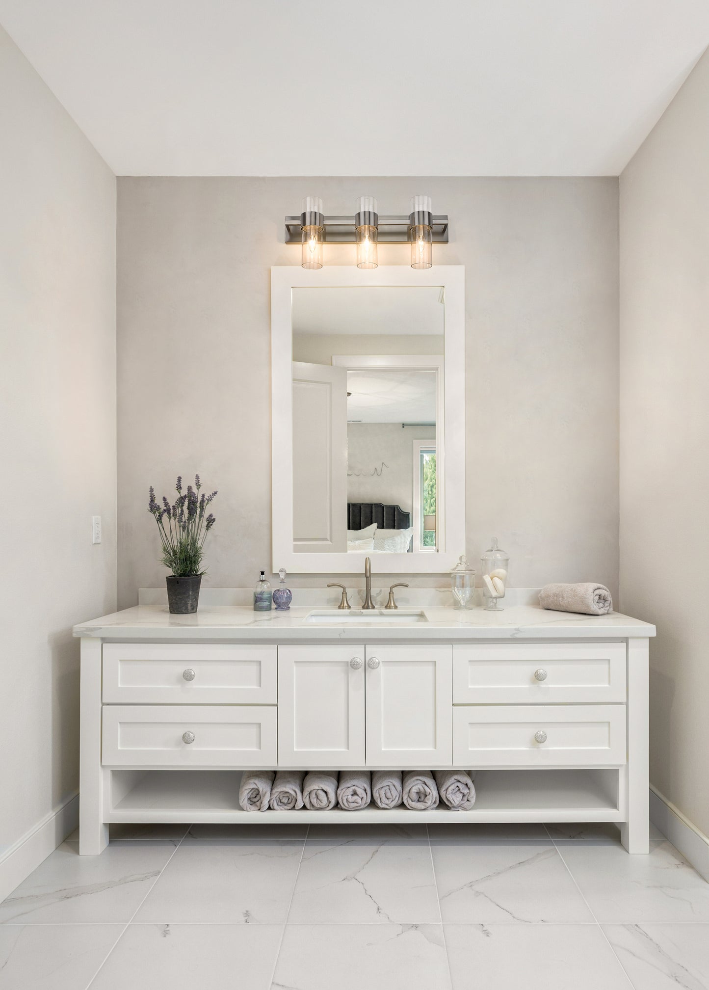 343-3V-BN - Lawson 3 Light 25" Vanity - Brushed Nickel