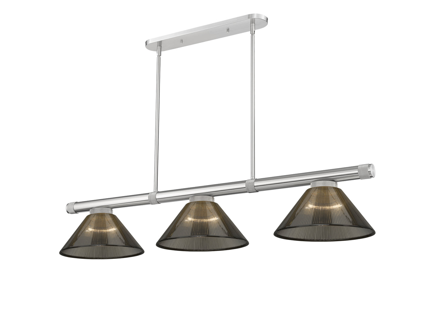 3050-3BN-ARS - Vanguard 3 Light 58" Billiard - Brushed Nickel