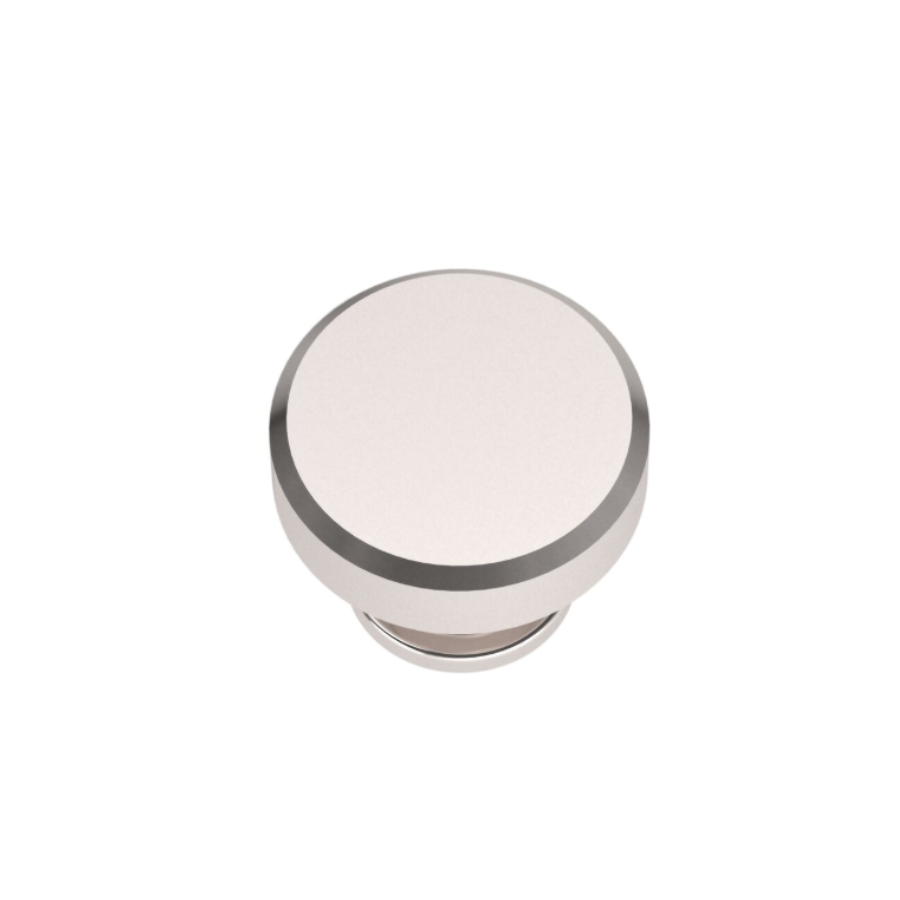 4411055 - 1 1/2" - Bevel Knob -Bevel Collection - Polished Nickel