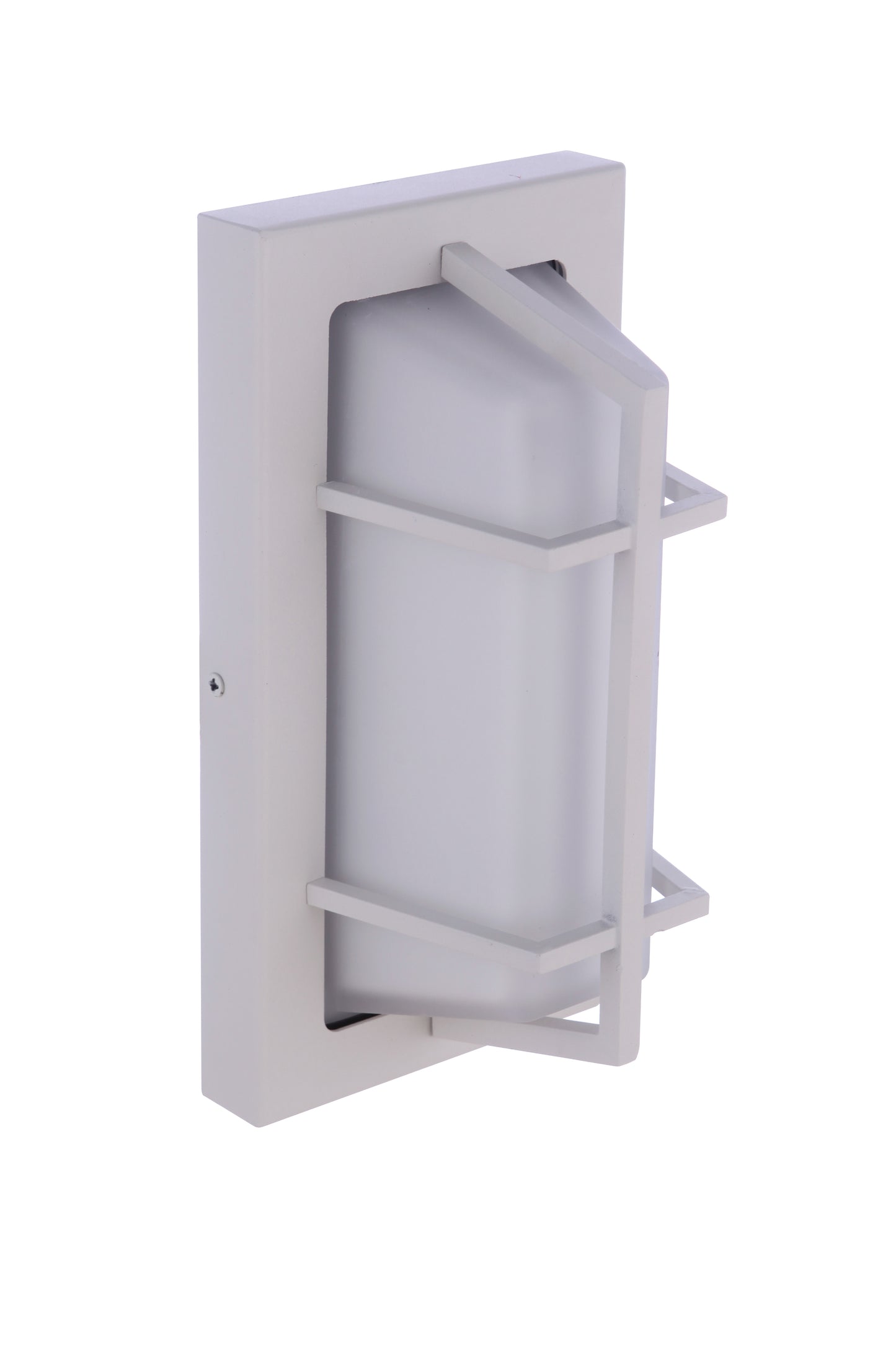 ZA6102-TW - Bulkhead Rectangular 1 Light 10" High Outdoor Wall/Ceiling Mount - Textured White