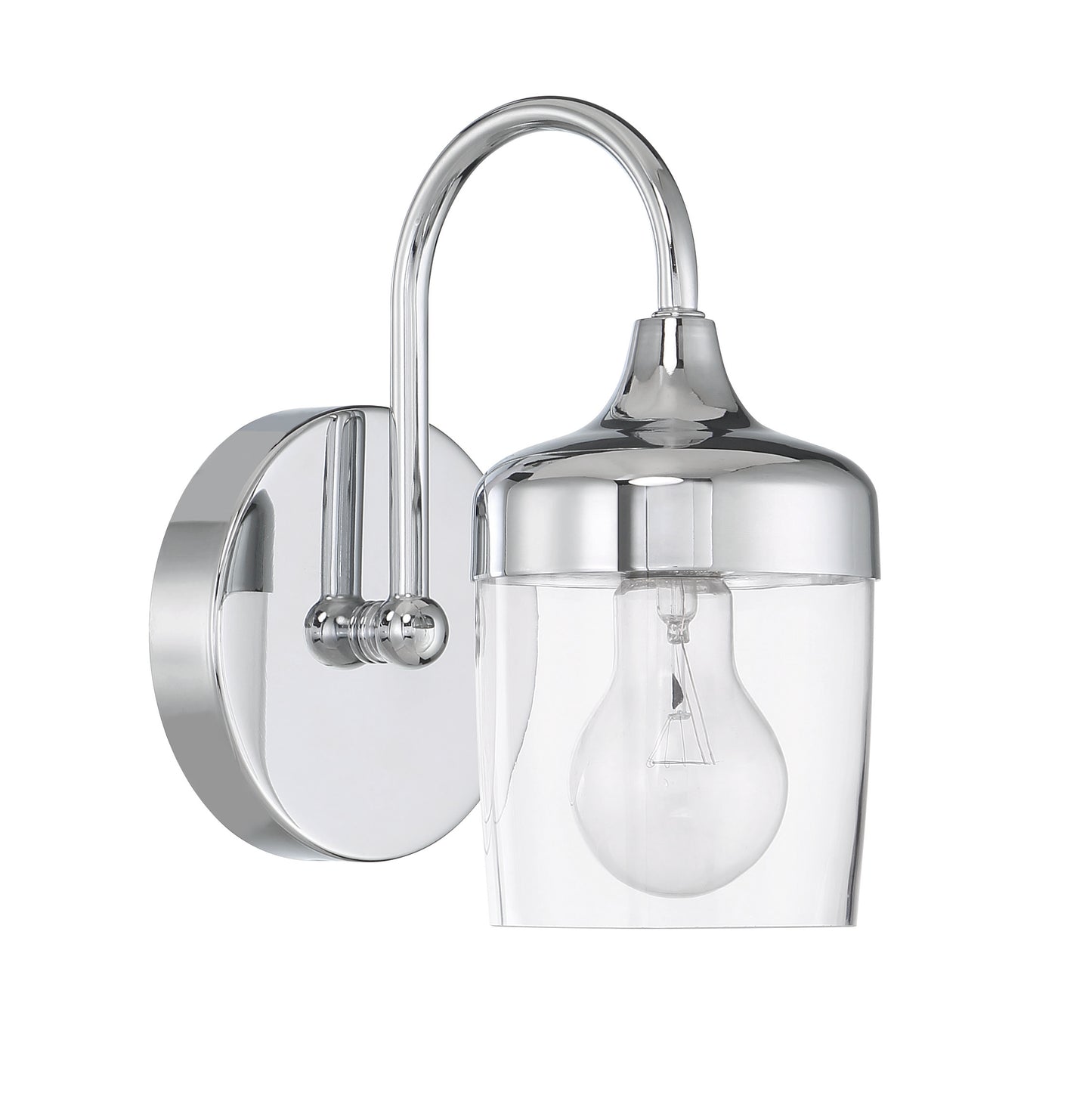 58101-CH - Wrenn 1 Light 9.13" High Wall Sconce - Chrome
