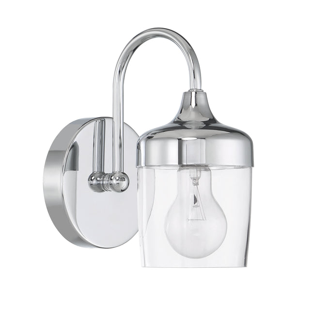 58101-CH - Wrenn 1 Light 9.13" High Wall Sconce - Chrome