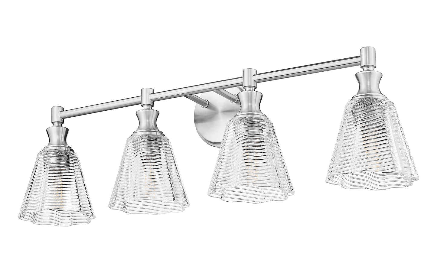 7704-4V-BN - Auden 4 Light 32" Vanity - Brushed Nickel