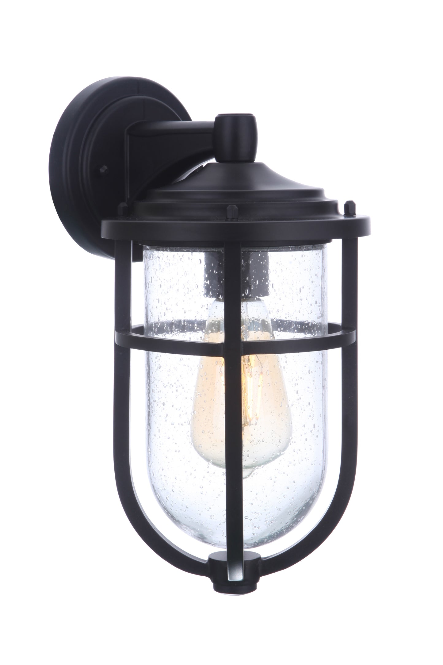 ZA4704-MN - Voyage 1 Light 13" High Outdoor Wall Lantern - Midnight