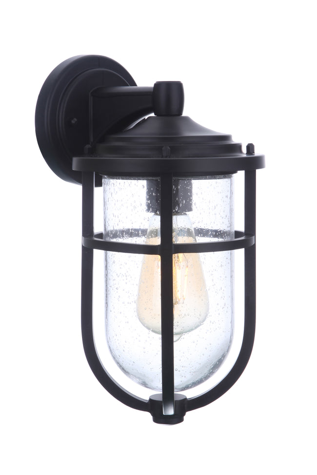 ZA4704-MN - Voyage 1 Light 13" High Outdoor Wall Lantern - Midnight