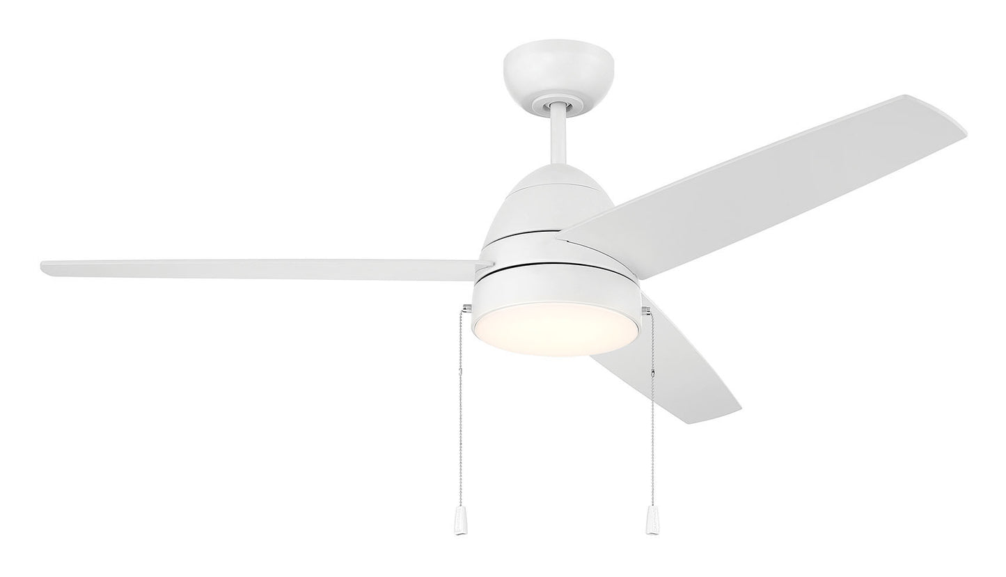 CZY52W3 - Cozy 52" 3-Blade Ceiling Fan 52" 3 Blade Ceiling Fan with Light Kit - White
