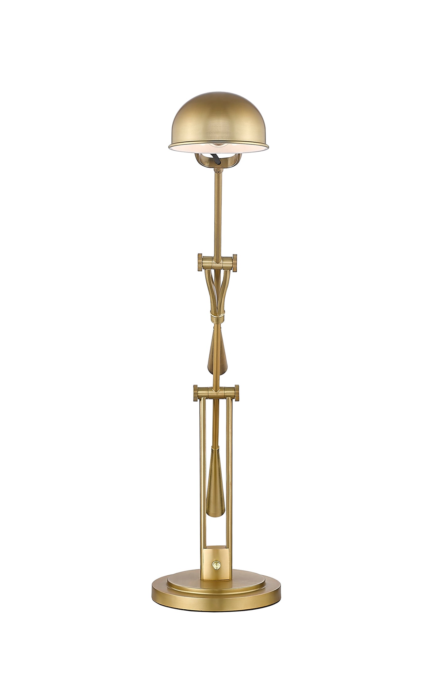 741TL-HBR - Grammercy Park 1 Light Table 52" Lamp - Heritage Brass