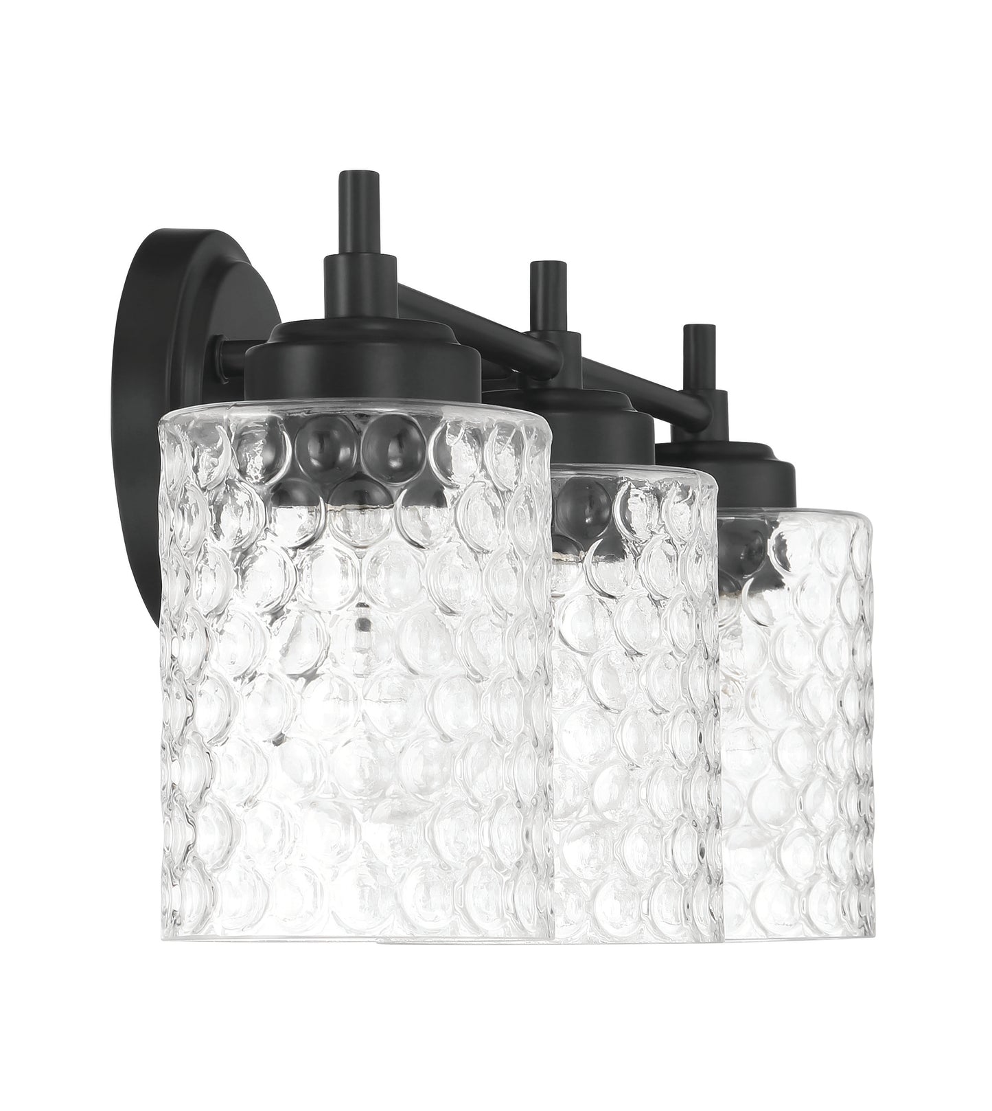 60503-FB - Claire 3 Light 21" Wide Vanity Light - Flat Black