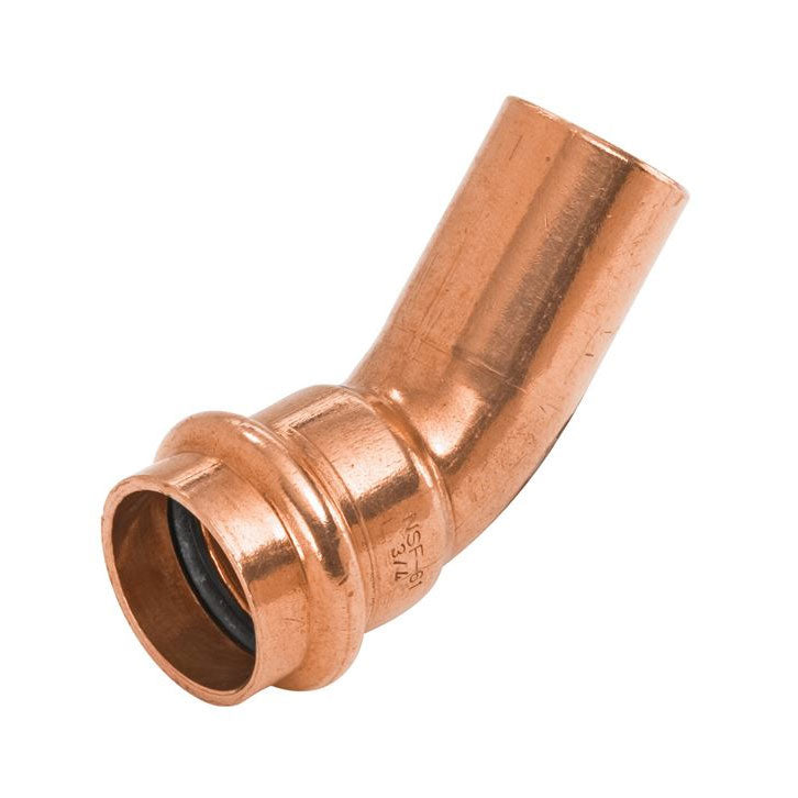 PC606-2 - Copper 1-1/2" Fitting x Press 45 Degree Elbow
