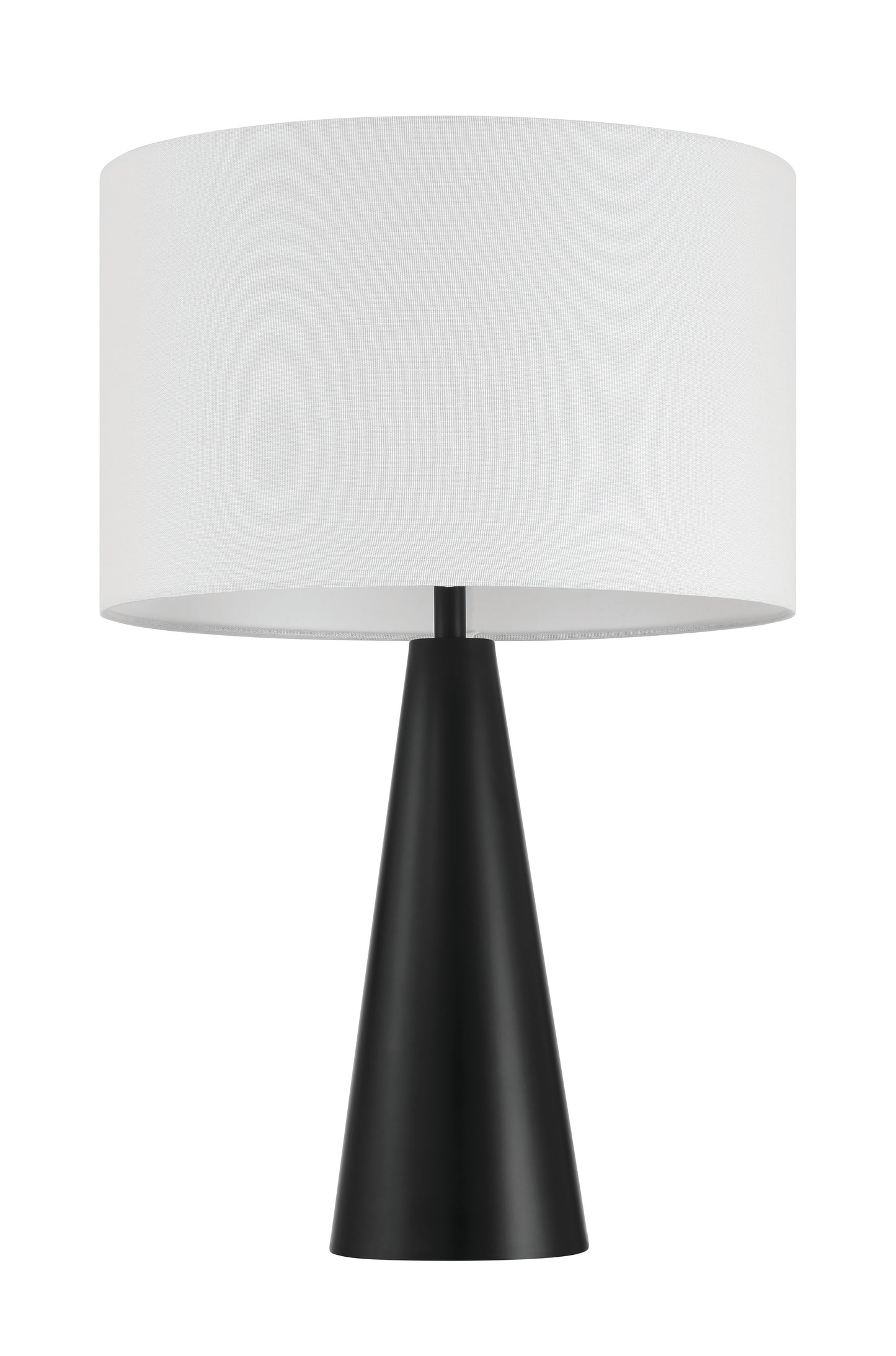 87013FB-T - Keefer 1 Light 25" High Table Lamp - Flat Black