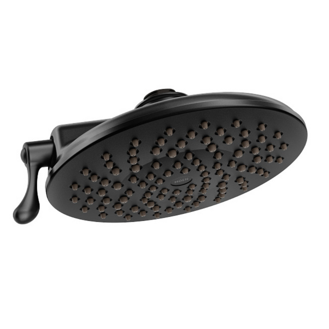 S6320EPBL - Velocity Two-Function 8" Diameter Spray Head Eco-Performance Rainshower - Matte Black