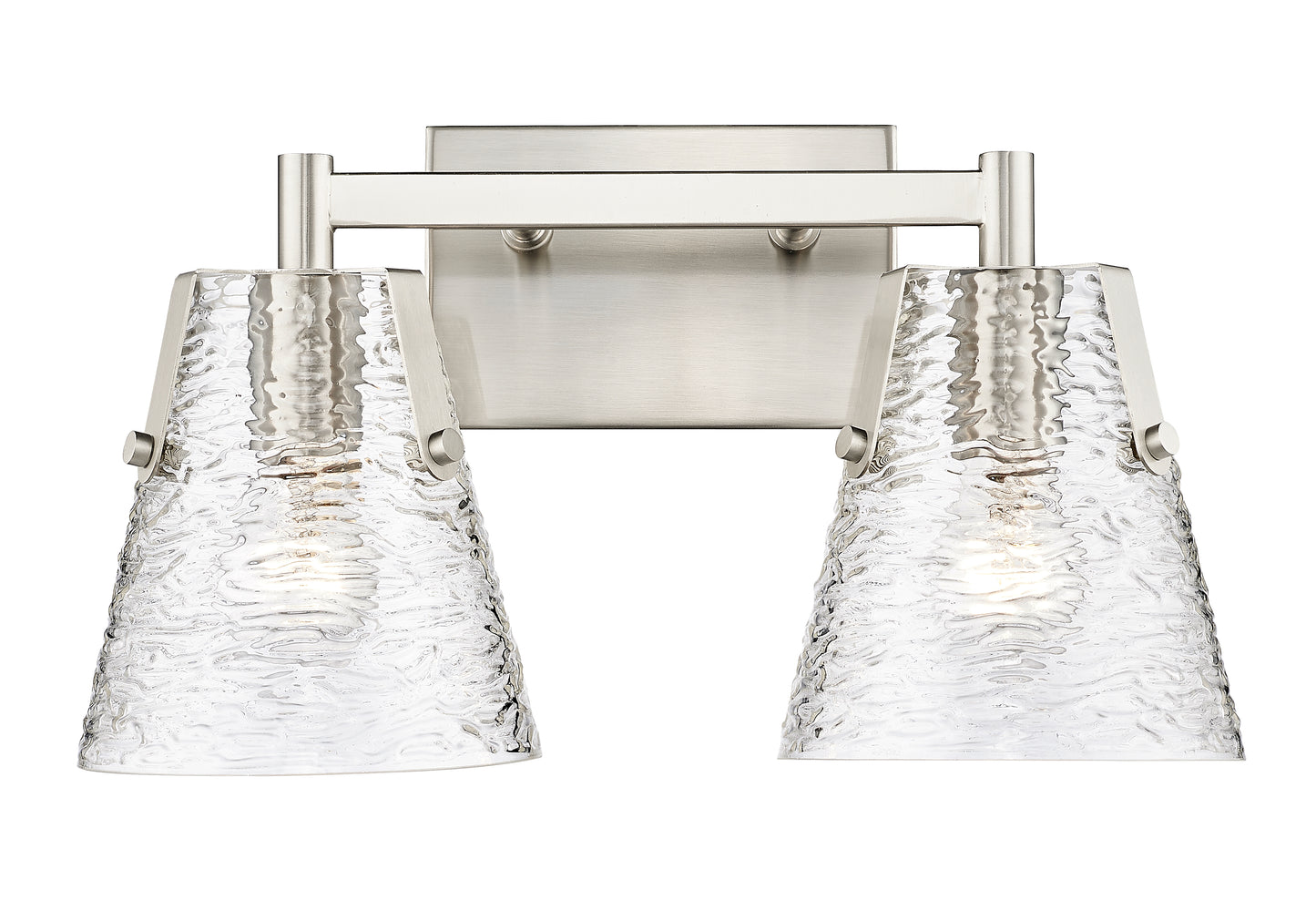 1101-2V-BN - Analia 2 Light 16" Vanity - Brushed Nickel