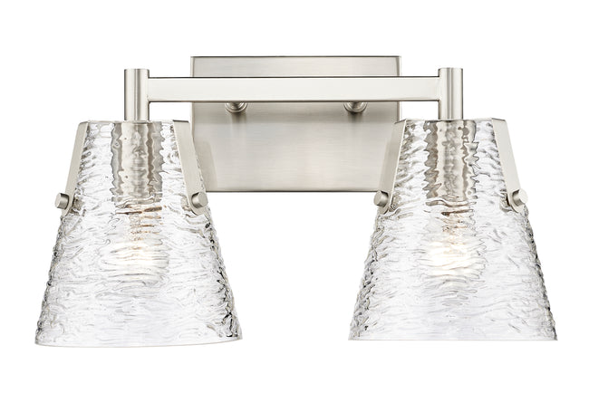 1101-2V-BN - Analia 2 Light 16" Vanity - Brushed Nickel