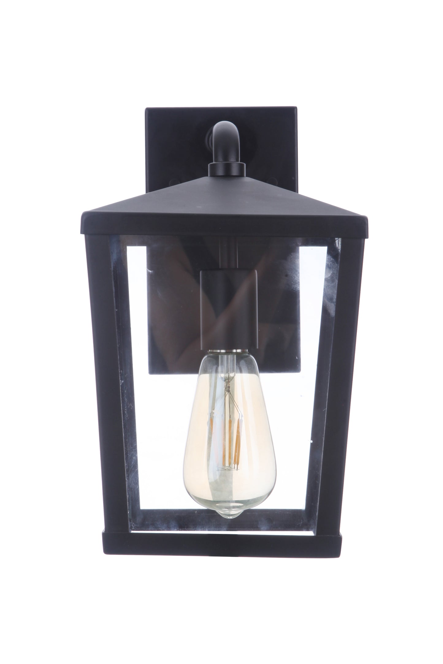 ZA4604-MN - Olsen 1 Light 12.13" High Outdoor Wall Lantern - Midnight