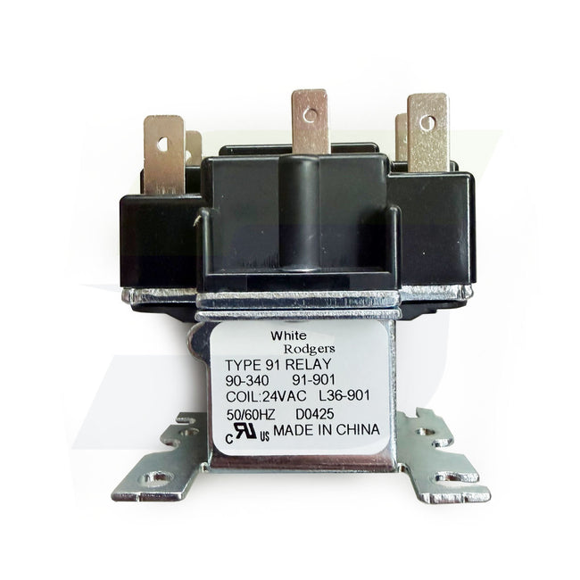 90-340 - 24V DPDT Fan Relay, 2 Pole Switching Relay