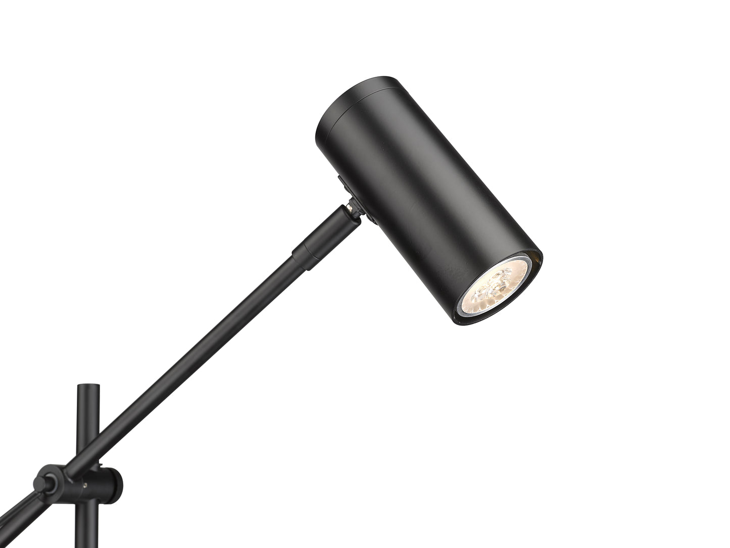 814FL-MB - Calumet 1 Light Floor 48" Lamp - Matte Black