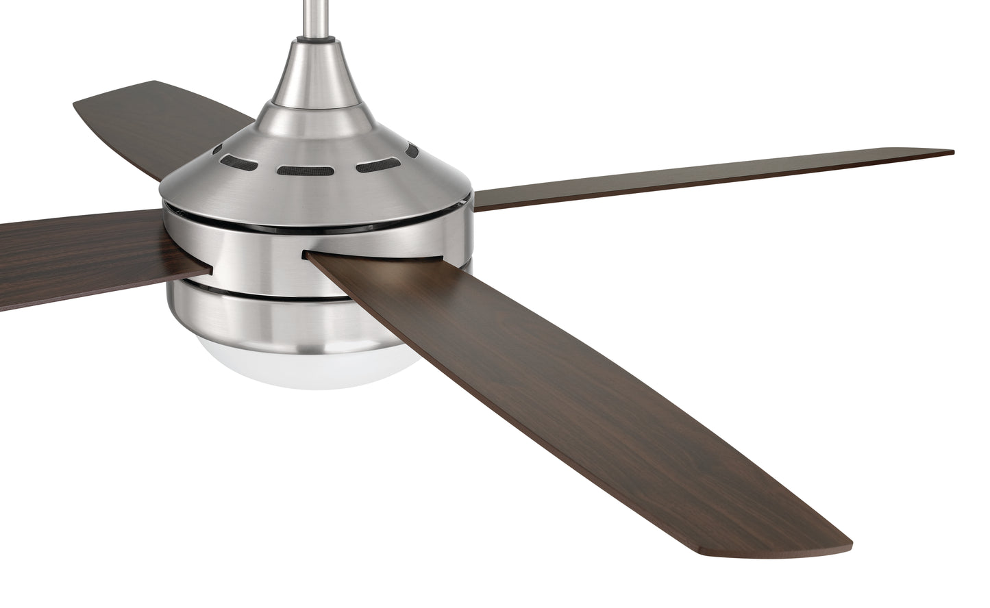 PHZ52BNK4 - Phaze II 4- Blade 52" 4 Blade Ceiling Fan with Light Kit - Brushed Nickel
