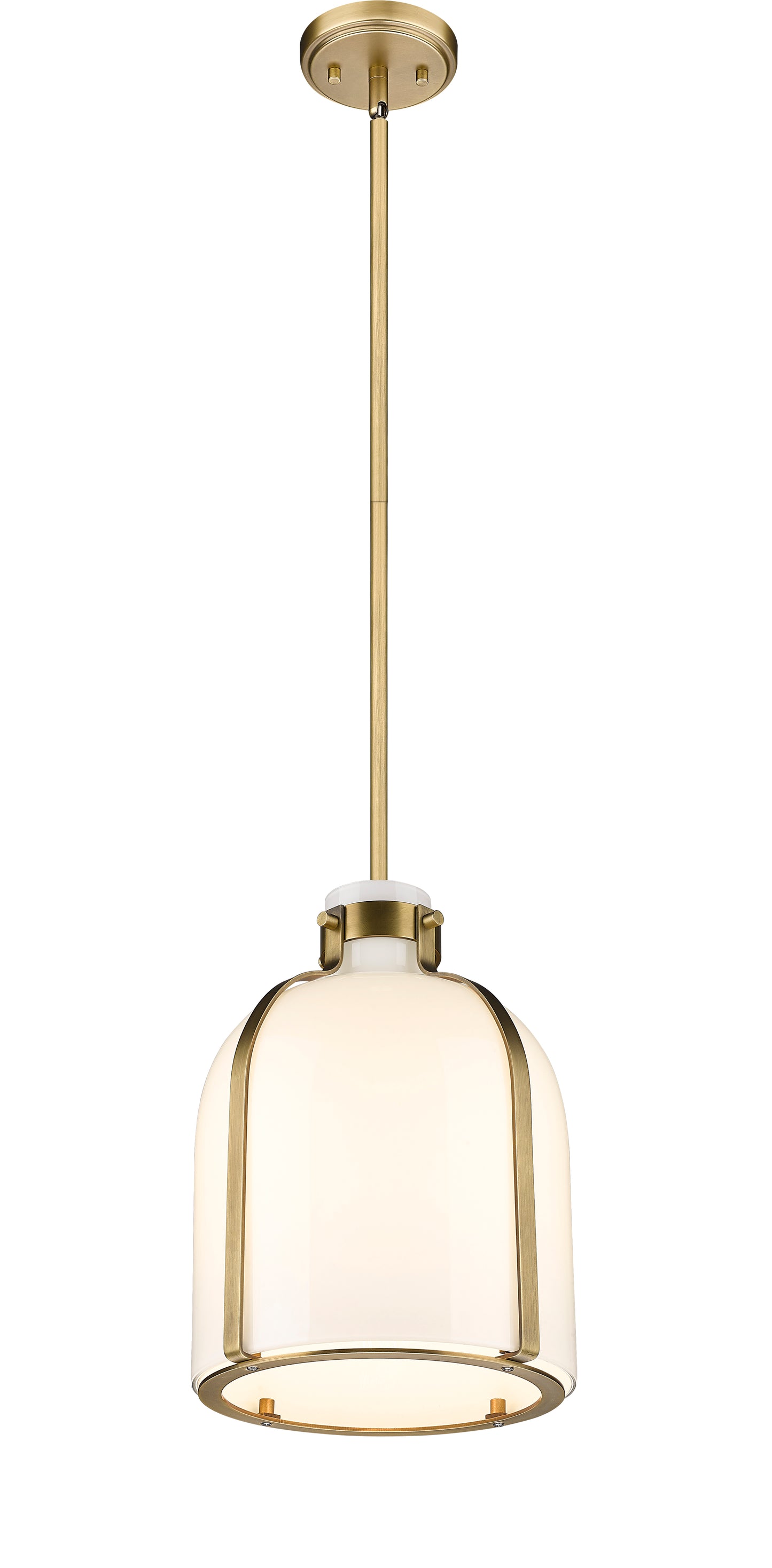 818-9RB - Pearson 1 Light 10" Pendant - Rubbed Brass