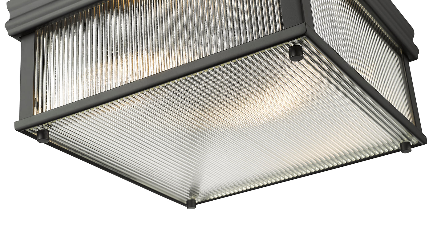 7504FS13-MB - Carnaby 2 Light Flush 13" Mount - Matte Black