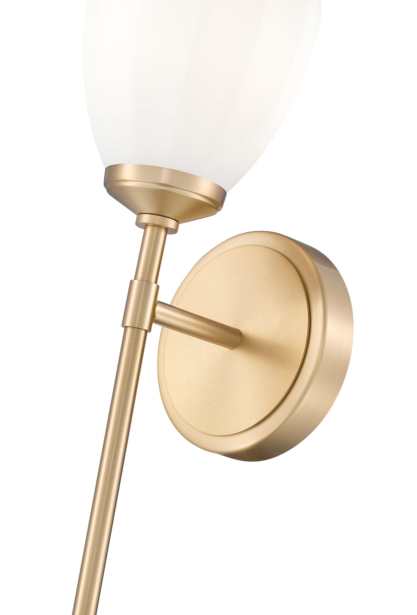 7004-1S-MGLD - Oren 1 Light Wall 19" Sconce - Modern Gold