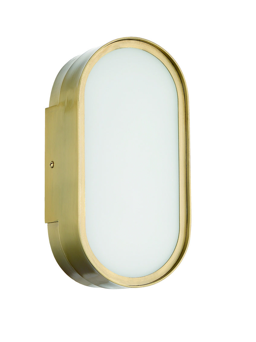 54960-SB-LED - Melody 1 Light 10" High Wall Sconce - Satin Brass