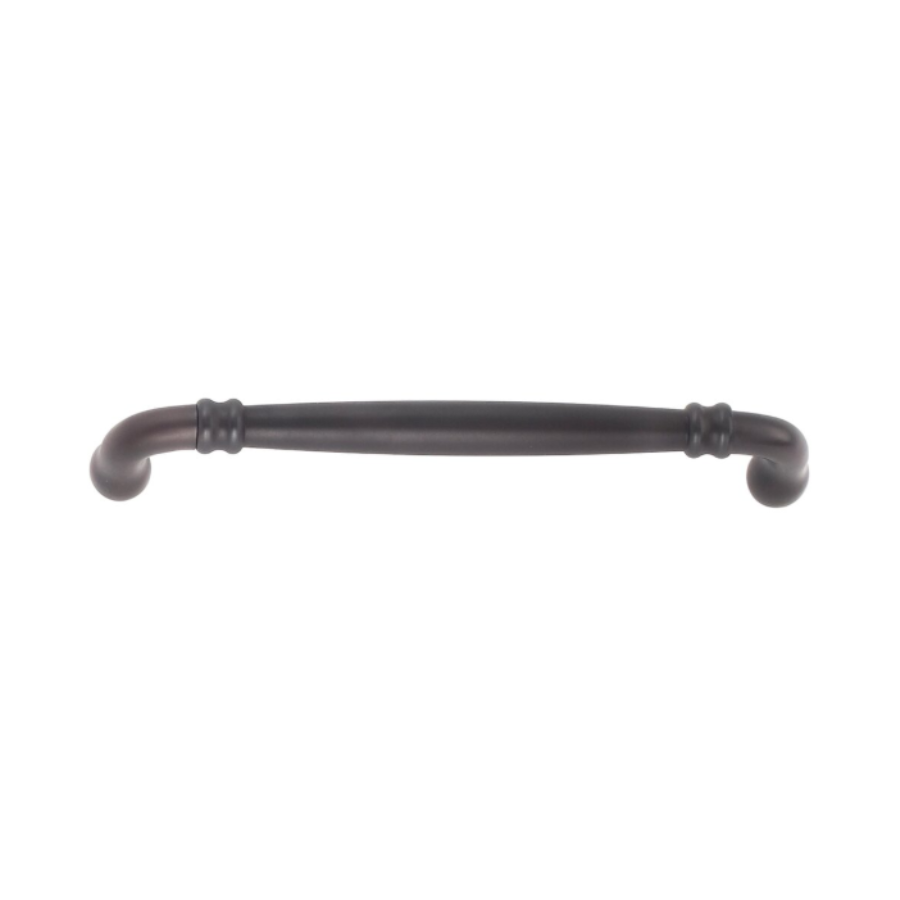 9040/178.10B - Traditions Cabinet Pull - 7" Centers - Black Oil Rubbed Lacquered