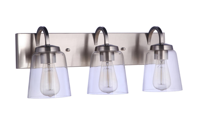 16323BNK3 - Elsa 3 Light 22" Wide Vanity Light - Brushed Nickel