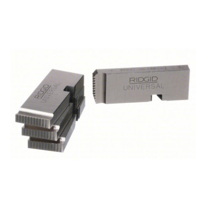 47750 - Replacement Pipe Die: For Ridgid Machine Universal Heads - 1" to 2" Pipe - Aluminum/Steel - 4 PK