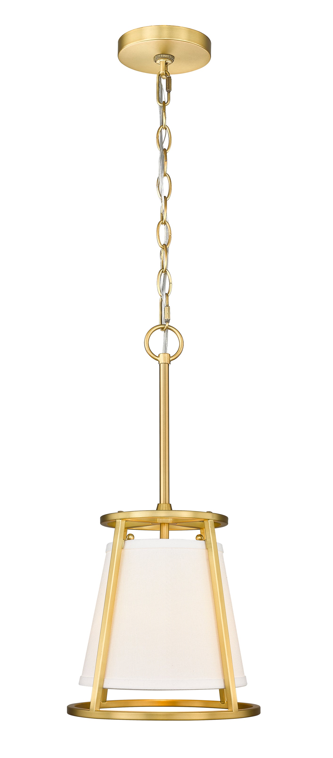 1935MP-RB - Lenyx Pendant 1 Light 10" Pendant - Rubbed Brass