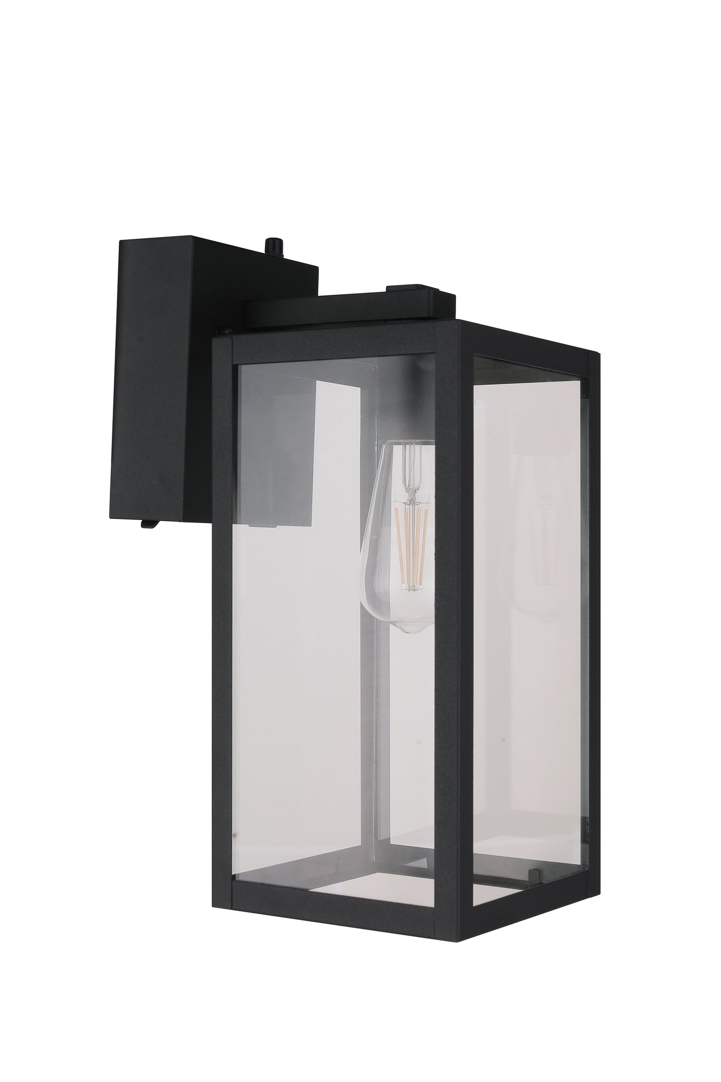 ZA7114-TB-PCO - Harris 1 Light 16" High Outdoor Wall Lantern - Textured Black
