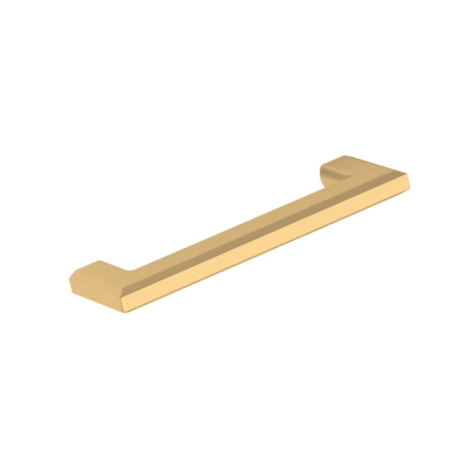 4412044 - 4" Centers - Bevel Pull - Satin Brass
