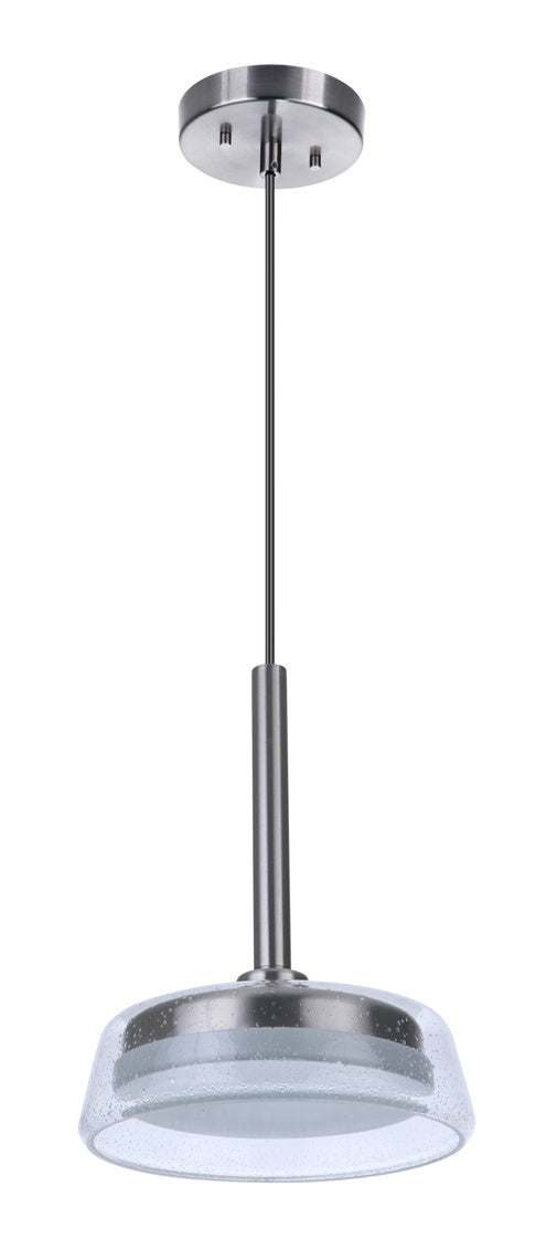 55191-BNK-LED - Centric 1 Light 10" Wide Pendant - Brushed Nickel