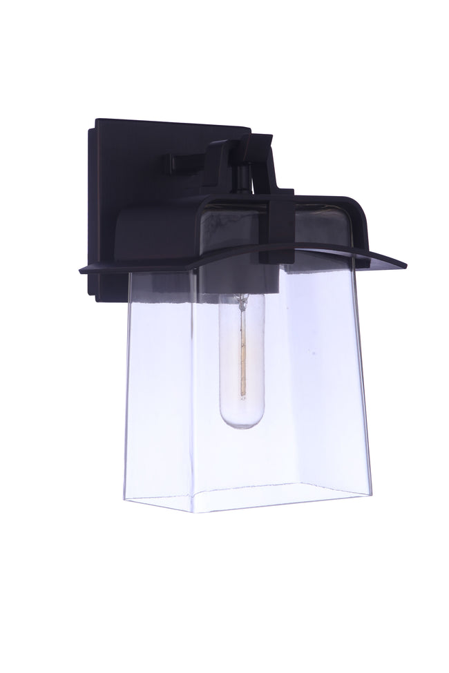 ZA6004-ABZ - Smithy 1 Light 10.38" High Outdoor Wall Lantern - Aged Bronze Brushed