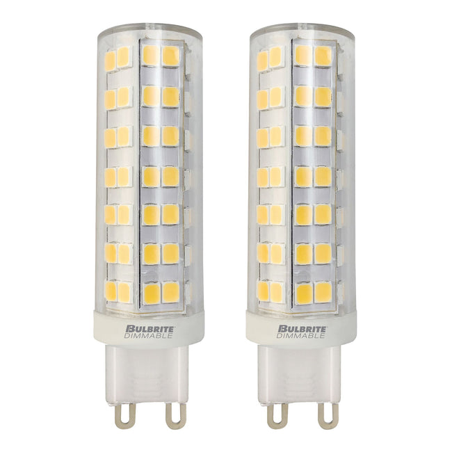 770645 - Dimmable T6 LED G9 Base Light Bulb - 6.5 Watt - 3000K - 2 Pack