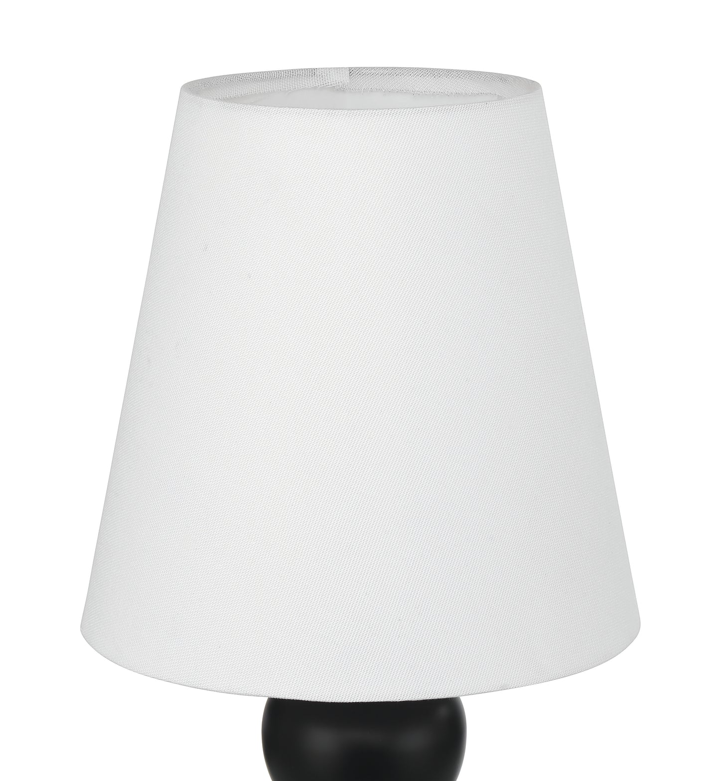 87020FBSB-T - Gloria 1 Light 18" High Table Lamp - Flat Black / Satin Brass