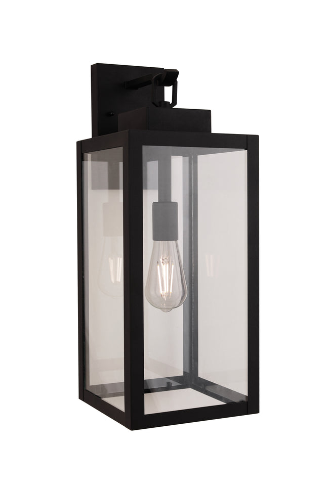 ZA6824-TB - Marin 1 Light 21" High Outdoor Wall Lantern - Textured Black