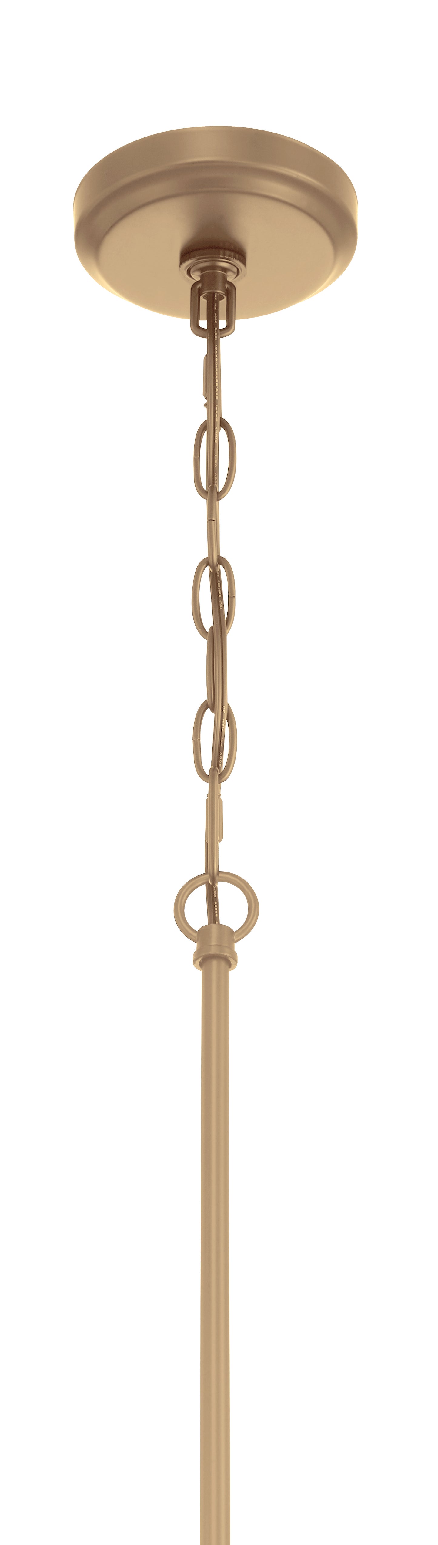61191-CPZ - Pleated 1 Light 7.13" Wide Mini Pendant - Premium Bronze