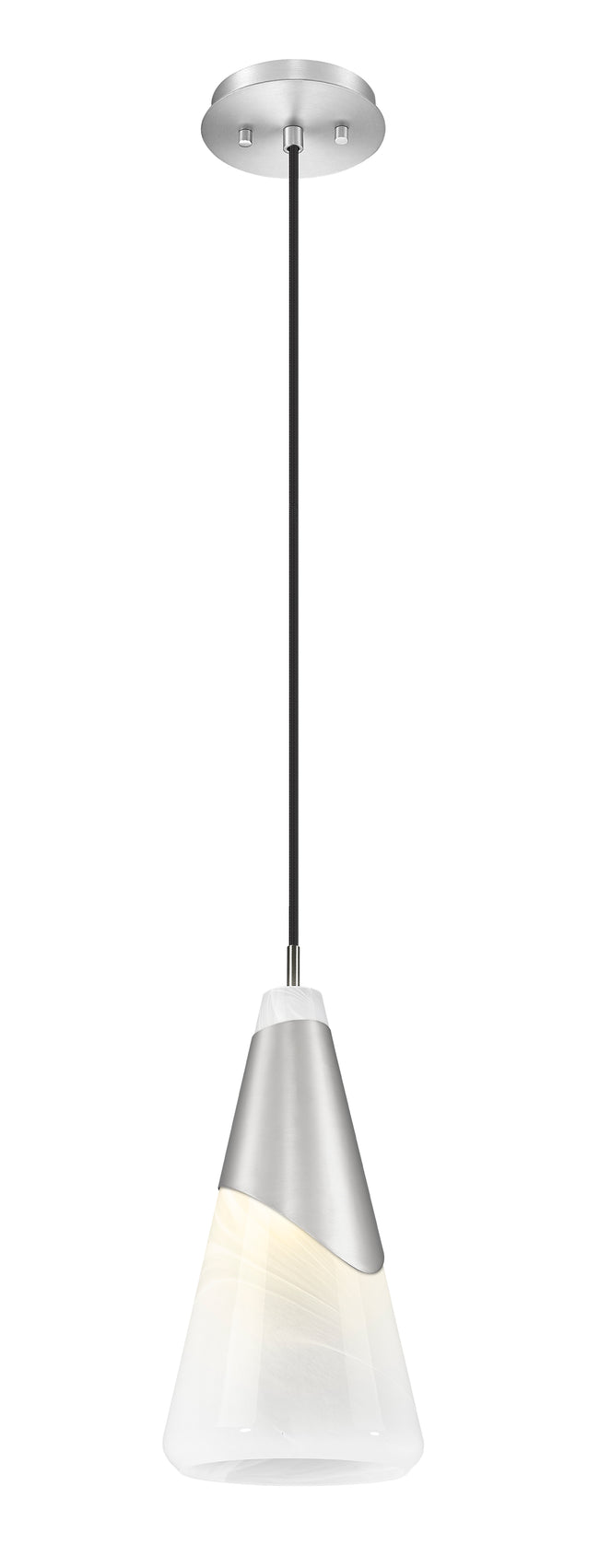 828P7-BN - Aimie 1 Light 7" Pendant - Brushed Nickel