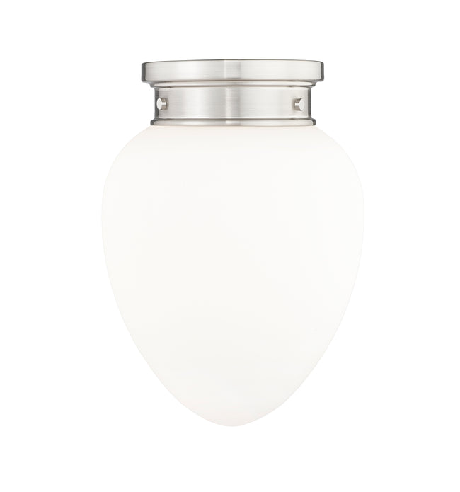 1945F9-BN - Gideon 1 Light Flush 10" Mount - Brushed Nickel