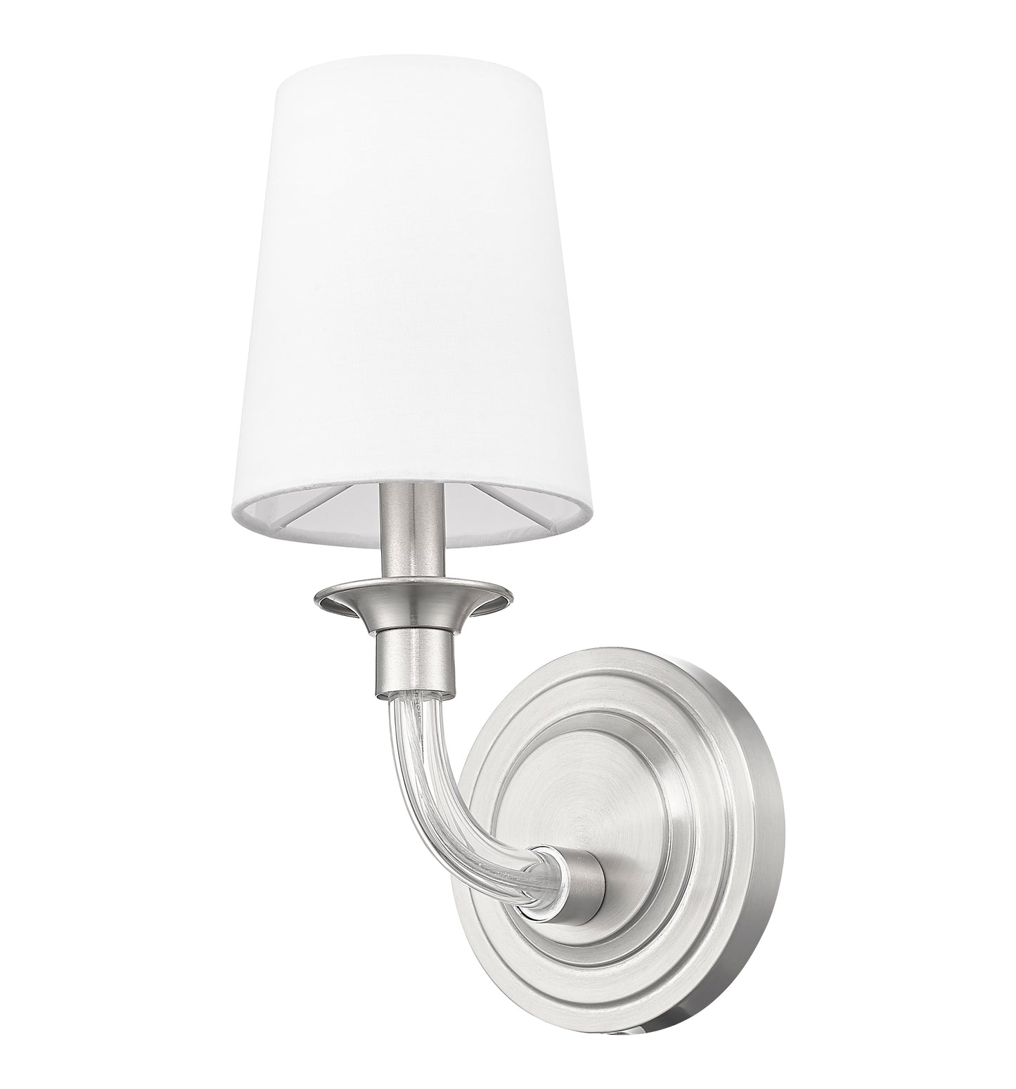 1950-1S-BN - Katerina 1 Light Wall 12" Sconce - Brushed Nickel