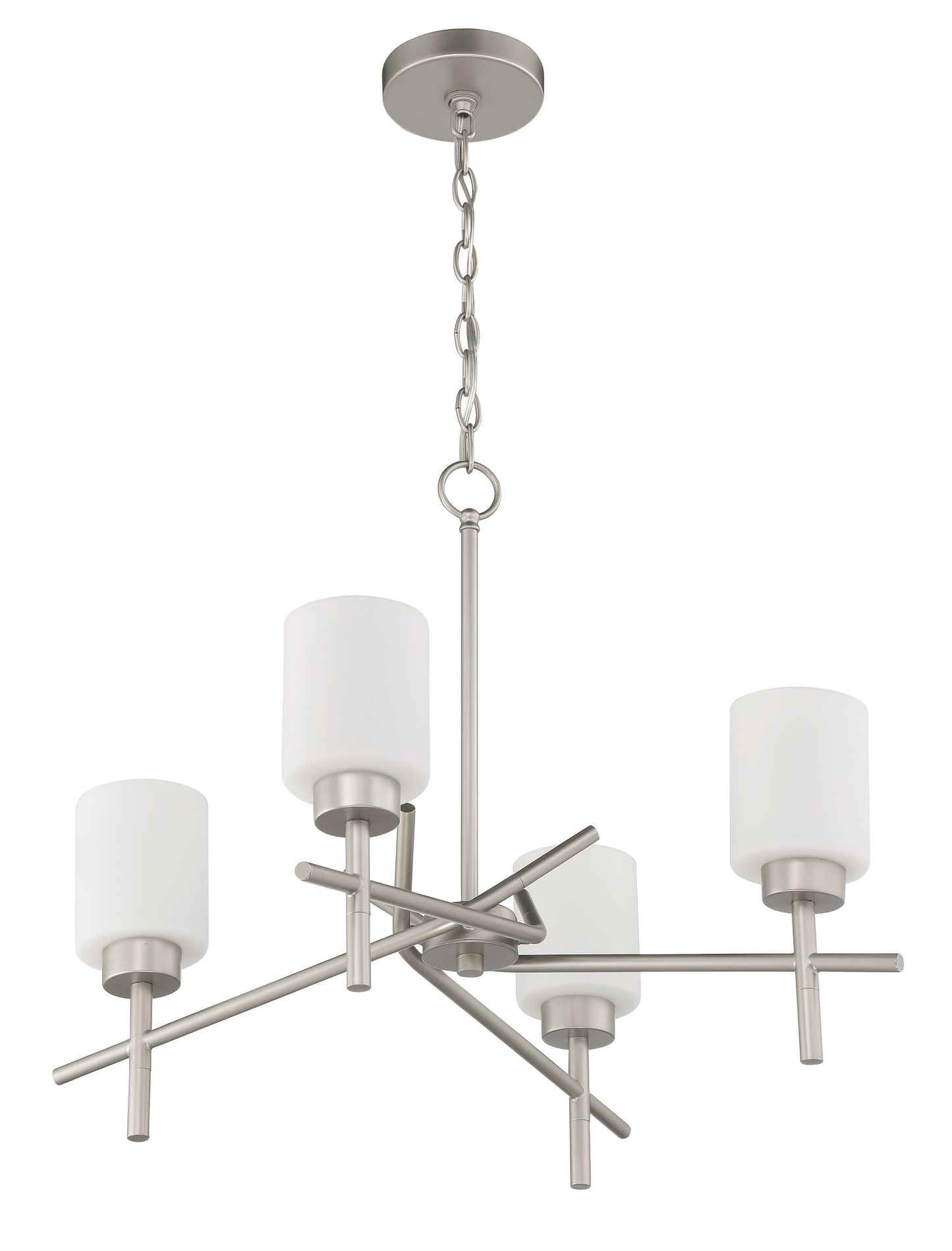 54624-SN - Cadence 4 Light 25" Wide Chandelier - Satin Nickel